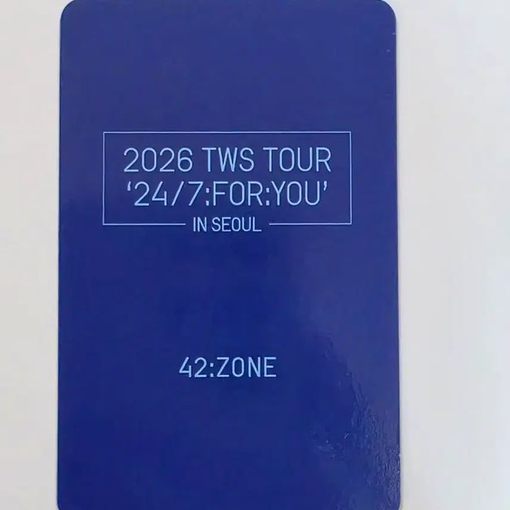 [BUNJANG] TWS Jihoon 42-Zone Photocard / 투어스 지훈 42존포카