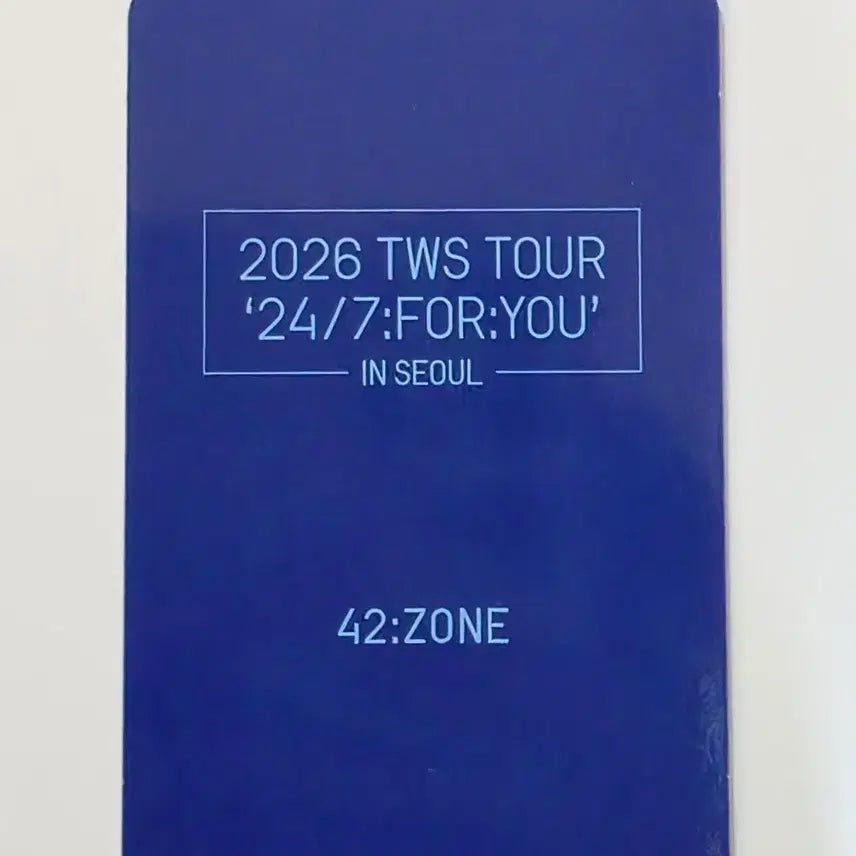 [BUNJANG] TWS Kyungmin 42-zone Photocard / 투어스 경민 42존포카