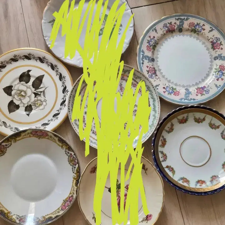 [BUNJANG] Vintage Small Plates Set / 빈티지 소접시 정리 판매