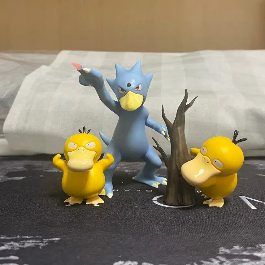[BUNJANG] Limousine Pokemon Scale World Golduck &amp; Psyduck A/B Full Set Resin Figure / Limousine 고라파덕A+B세트 포켓몬 스케일월드 레진 피규어 판매