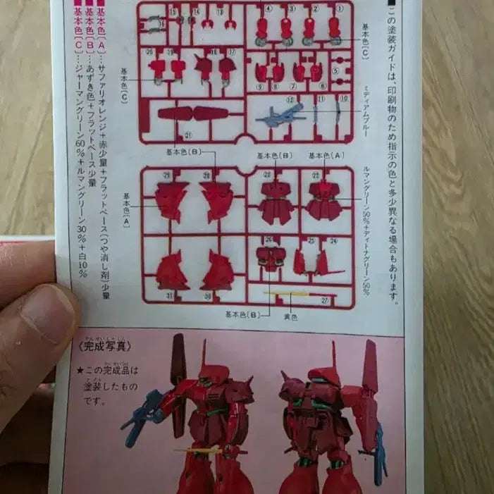 [BUNJANG] Bandai 1/220 RMS-108 Marasai (Old Kit) Gundam Model / 고전프라 반다이 1/220 마라사이 (구판)