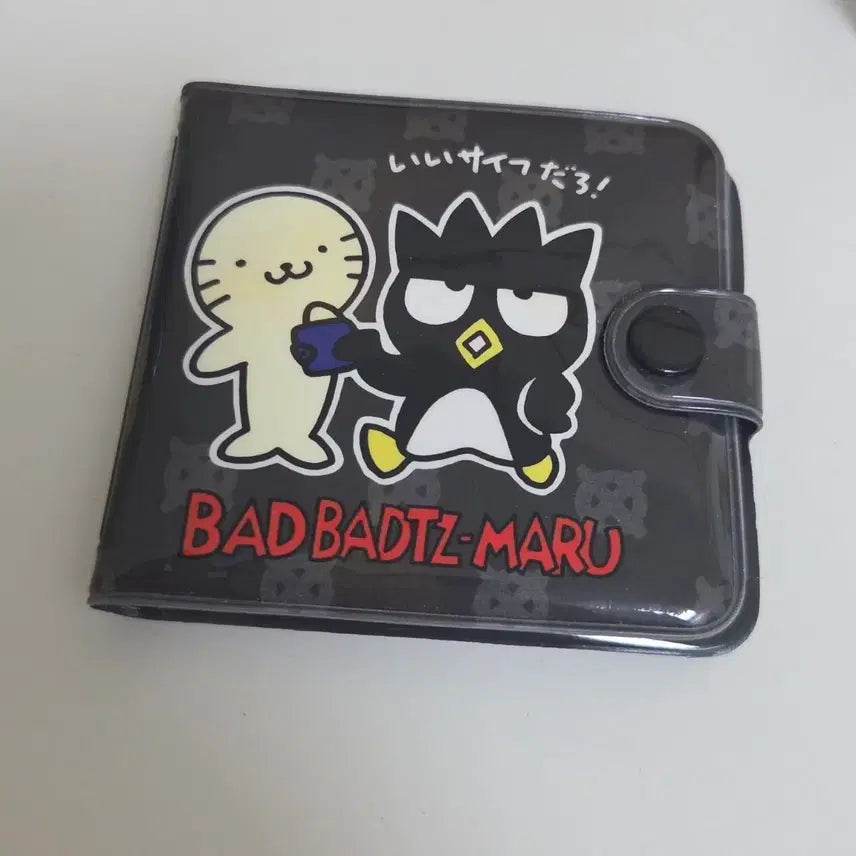 [BUNJANG] Badtz-Maru Classic PVC Wallet / 고전 배드 바츠마루 비닐 pvc 지갑