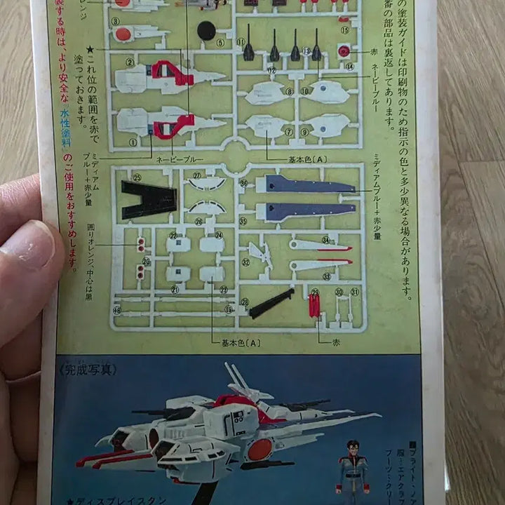 [BUNJANG] Bandai 1/2200 Mobile Suit Z Gundam Assault Space Cruiser Argama Plastic Model Kit / 고전프라 반다이 1/2200 기동전사 Z건담 강습용 우주순양함 아가마