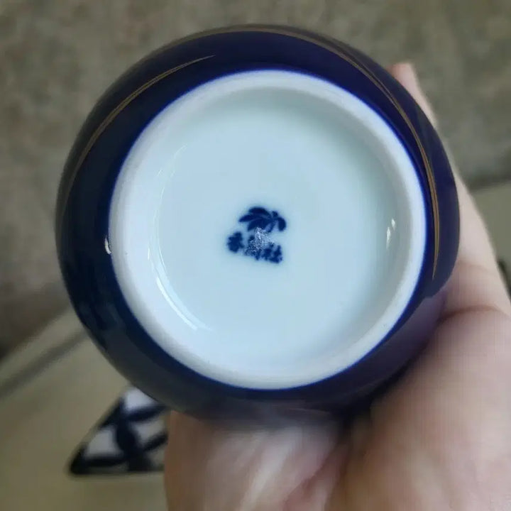 [BUNJANG] Japanese Kōransha Cobalt Blue Sake Bottle / 일본 향란사 코발트블루 술병1