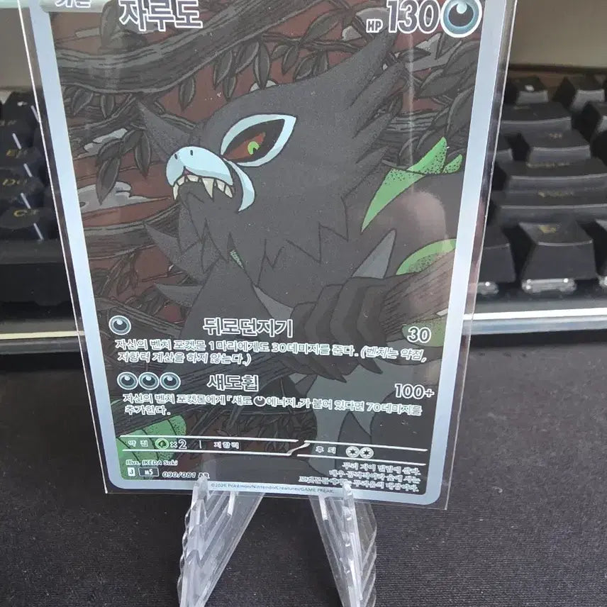 [BUNJANG] Pokemon Card Basic 130 HP AR / 포켓몬 카드 자루도 기본 130 HP ar