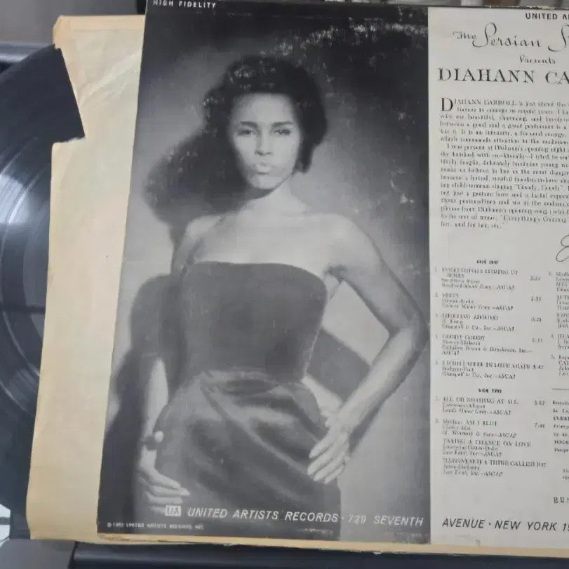 [BUNJANG] Diahann Carroll The Persian Room Live LP Record / Diahann Carroll_The Persian Room~_LP USA