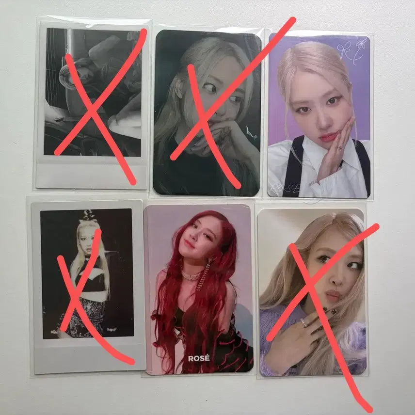 [BUNJANG] Blackpink Rosé Photocard / 블랙핑크 로제 포토카드