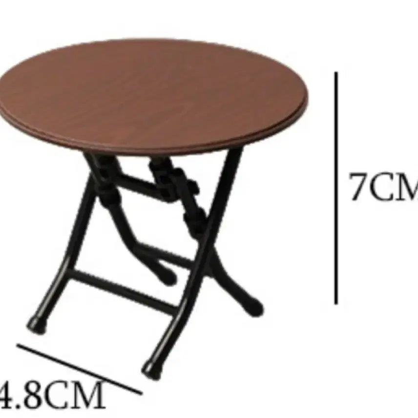 [BUNJANG] Miniature Round Table Set with 4 Chairs / [미니어처] 원형 테이블 세트 (의자4개,테이블1개)미니어처
