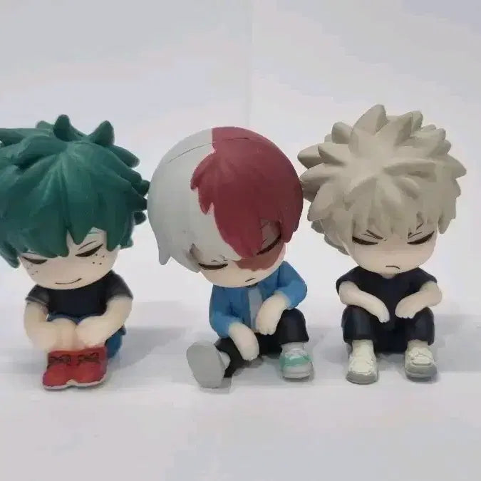 [BUNJANG] My Hero Academia Shoulder Buddy Gacha Figures Bundle (Deku, Todoroki, Bakugo) / [급처] 히로아카 어깨쿵 가챠 3개일괄