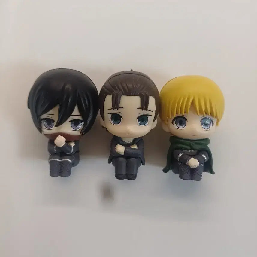 [BUNJANG] Attack on Titan Machiboke Eren Mikasa Armin Set / 진격의거인 마치보케 에렌 미카사 아르민 세트