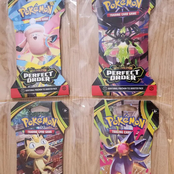 [BUNJANG] Pokemon Card North American Edition Perfect Order 4 Packs Bundle Set / [미개봉]포켓몬카드 북미판 퍼펙트오더 4개 팩 일괄