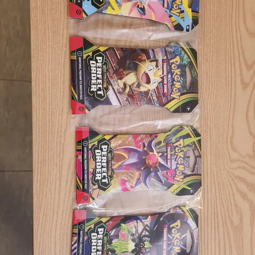 [BUNJANG] Pokemon Card North American Edition Perfect Order 4 Packs Bundle Set / [미개봉]포켓몬카드 북미판 퍼펙트오더 4개 팩 일괄