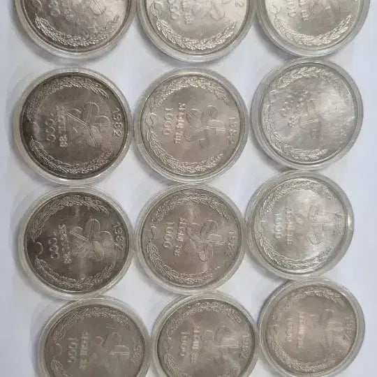 [BUNJANG] 1988 Seoul Olympics Commemorative 1000 Won Coin (Mint Condition, 15 pcs) / 제24회 서울올림픽 유치기념 1000원 주화 캡슐보관 미사용급 15개 일