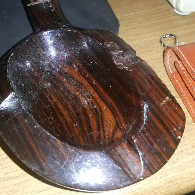 [BUNJANG] Golf Club Wooden Ashtray and Leather Stamped Wallet / 골프채형 우드 재떨이와 가죽 도장 지갑