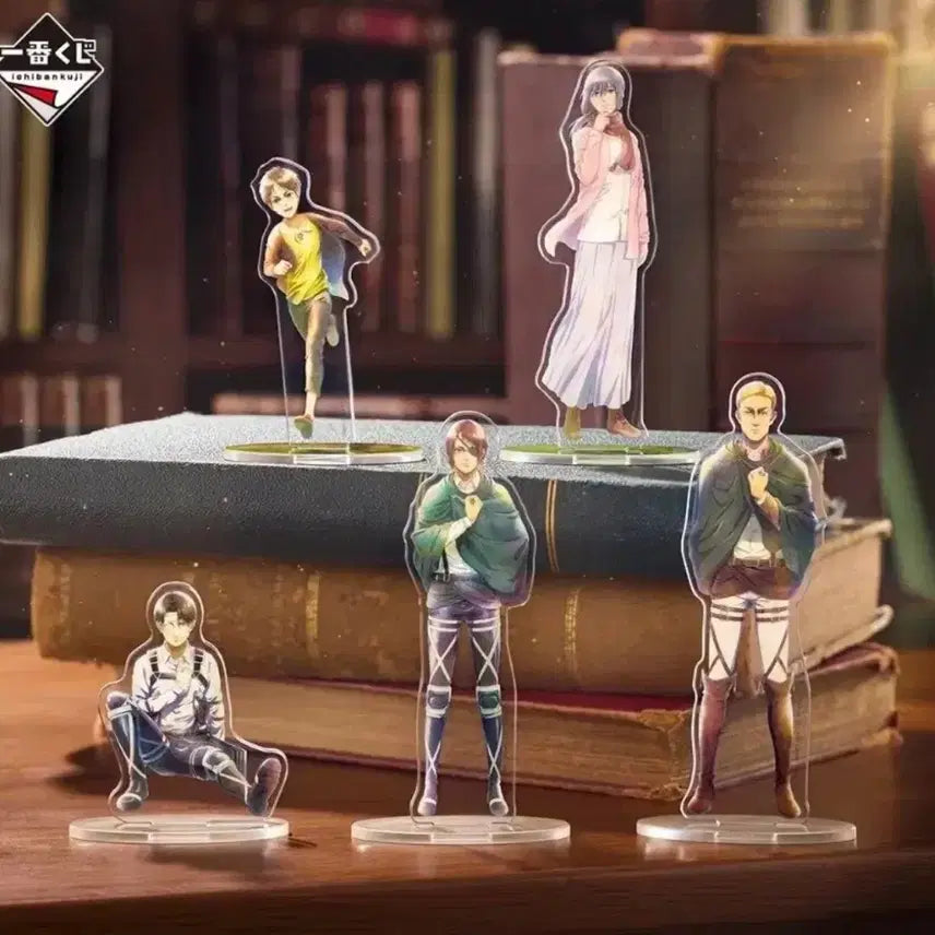 [BUNJANG] Attack on Titan 5-Type Sealed Acrylic Stand Set / 미개봉 진격거인 아크릴 스탠드 5종