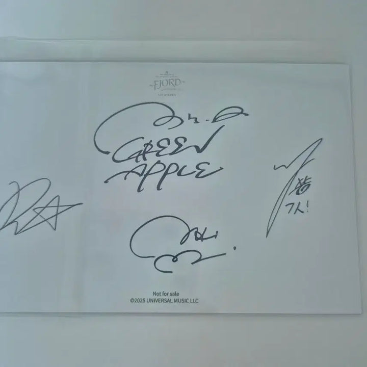 [BUNJANG] Mrs. GREEN APPLE Fjords POB / 미세스그린애플 피요르드 특전