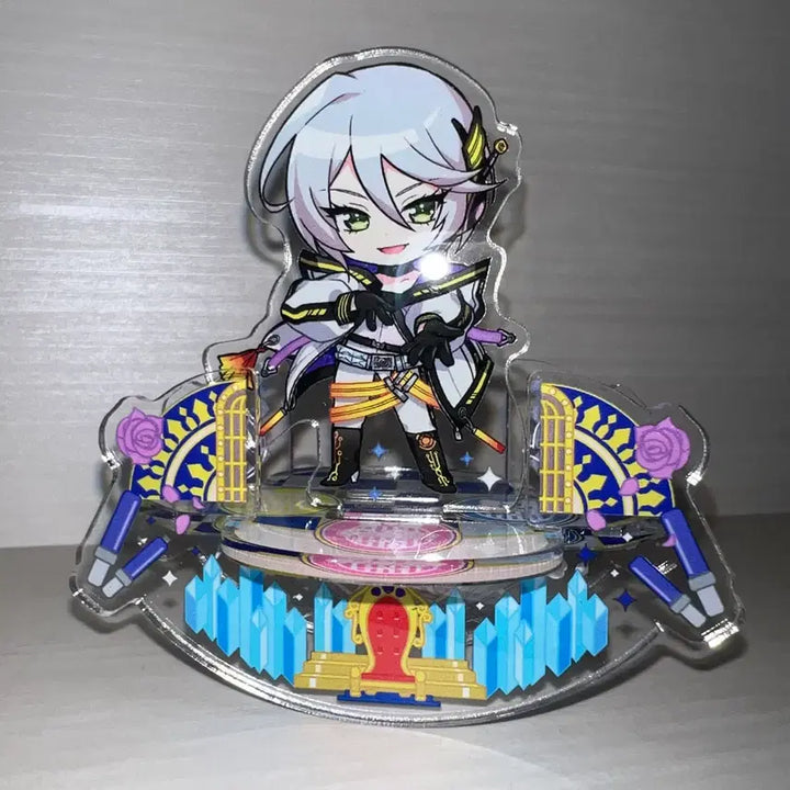 [BUNJANG] Pripara Shikyoin Hibiki Acrylic Stand / (희귀매물) 프리파라 시쿄인 히비키 그레이 마루쿠지 유라유라 아크릴 스탠드