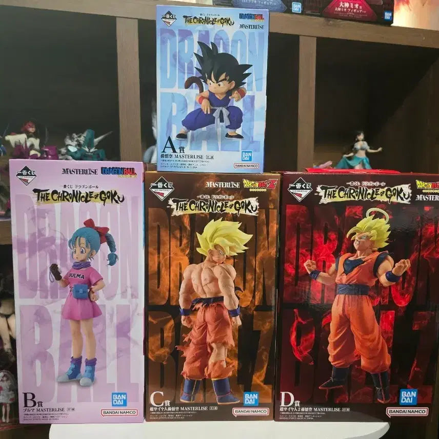 [BUNJANG] Dragon Ball Ichiban Kuji Masterise Figures Set A, B, C, D / 드래곤볼 제일복권 피규어 마스터라이즈 a b c d