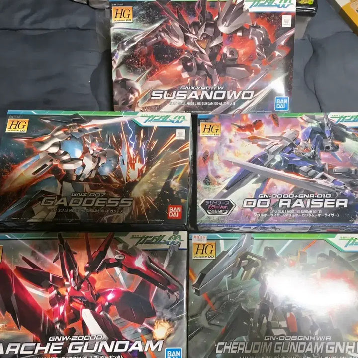 [BUNJANG] Gundam 00 Gunpla 11-Piece Bundle Set / 건담 더블오 건프라 일괄 판매