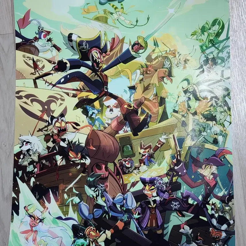 [BUNJANG] Helluva Boss Pirate Poster / 헬루바 보스 해적 포스터 판매