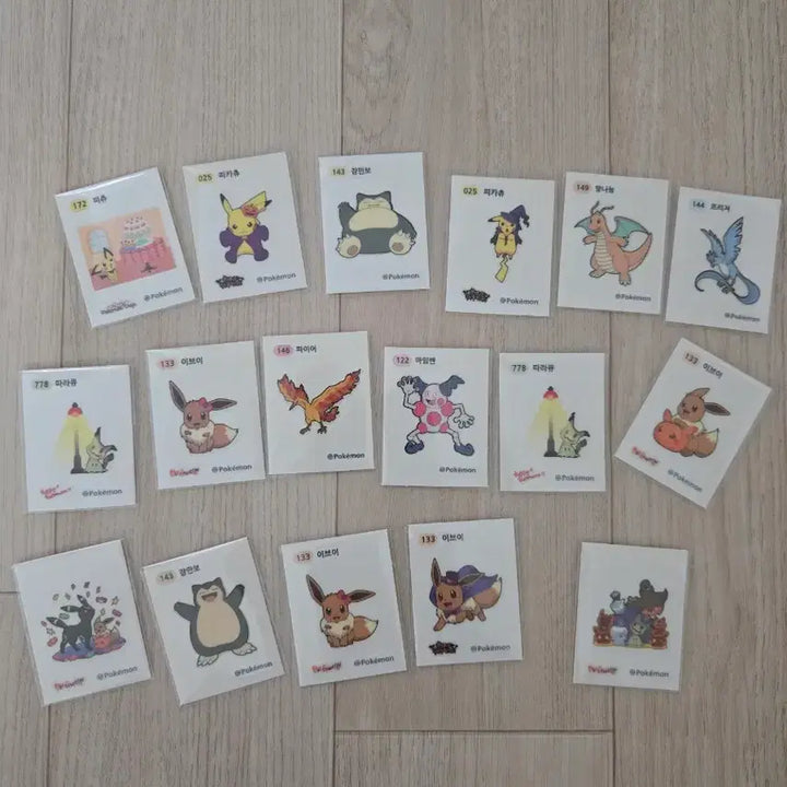[BUNJANG] Various Pokemon Stickers For Sale / 여러가지 포켓몬 띠부씰 판매