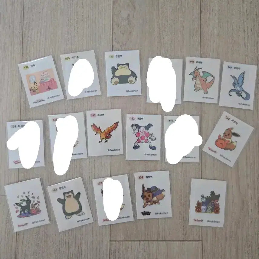 [BUNJANG] Various Pokemon Stickers For Sale / 여러가지 포켓몬 띠부씰 판매
