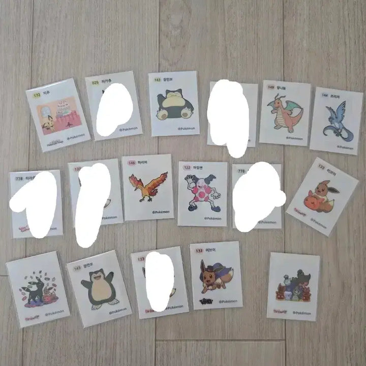 [BUNJANG] Various Pokemon Stickers For Sale / 여러가지 포켓몬 띠부씰 판매