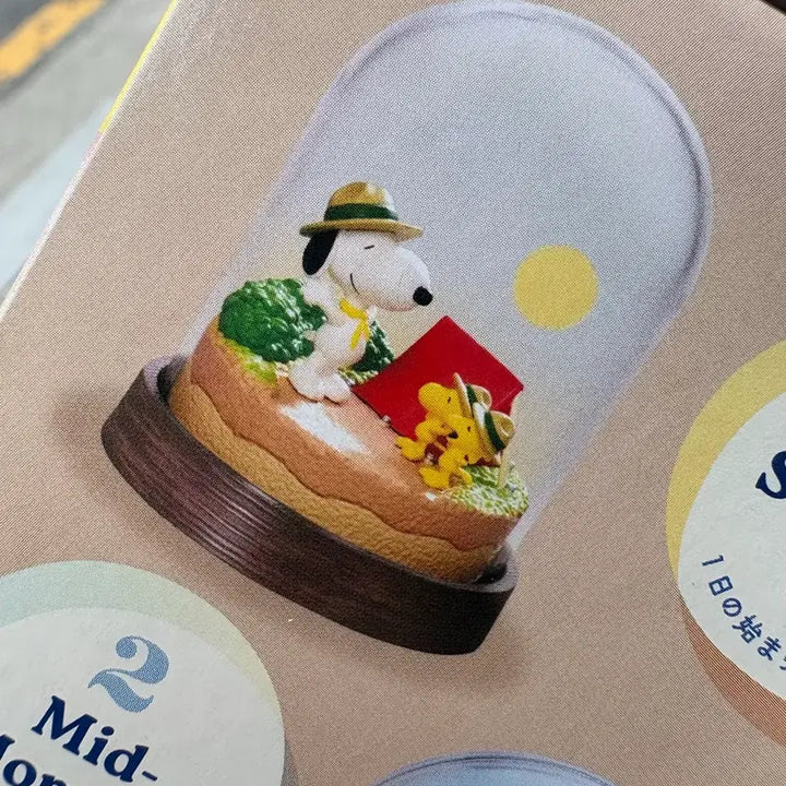 [BUNJANG] Snoopy Time Terrarium Figure Set / 스누피 타임 테라리움 피규어 굿즈