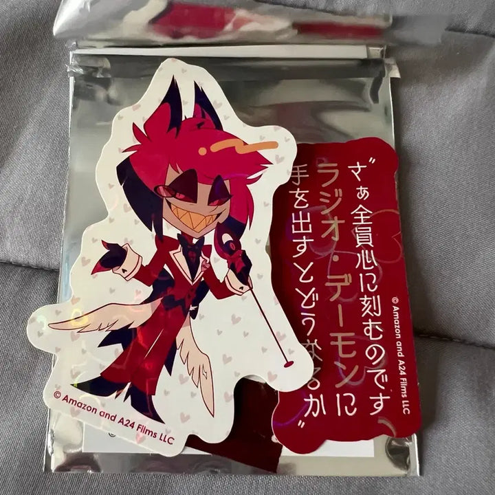 [BUNJANG] Hazbin Hotel Alastor Animate Collaboration Cafe Hologram Sticker / 해즈빈 호텔 알래스터 애니메이트 콜라보 카페 홀로그램 스티커