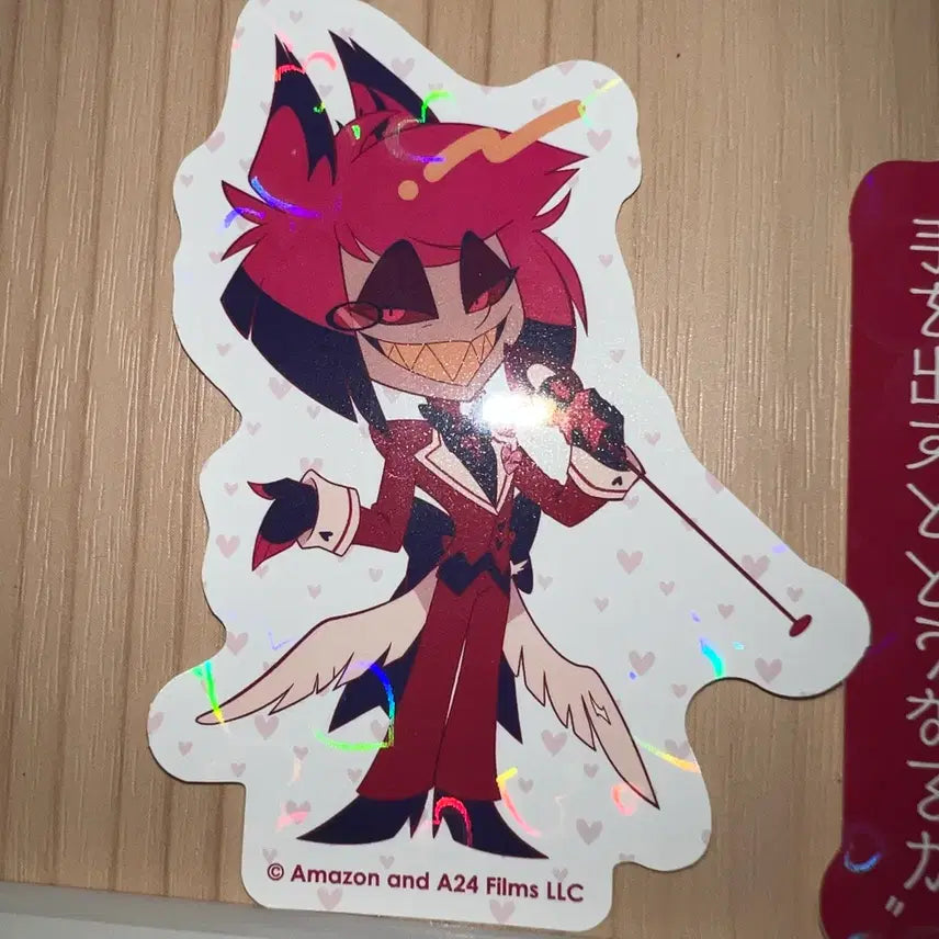 [BUNJANG] Hazbin Hotel Alastor Animate Collaboration Cafe Hologram Sticker / 해즈빈 호텔 알래스터 애니메이트 콜라보 카페 홀로그램 스티커