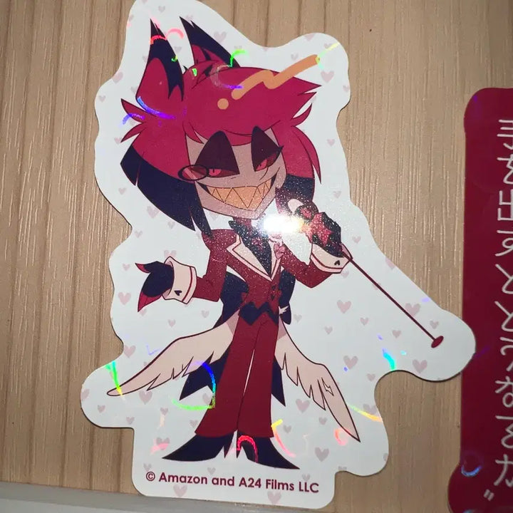 [BUNJANG] Hazbin Hotel Alastor Animate Collaboration Cafe Hologram Sticker / 해즈빈 호텔 알래스터 애니메이트 콜라보 카페 홀로그램 스티커