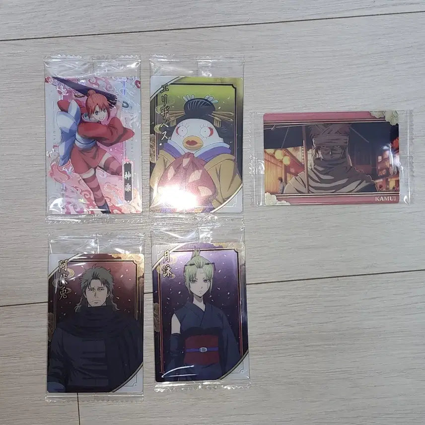 [BUNJANG] Gintama Yoshiwara Great Eruption Wafer Card Bundle Set SR Kagura / 은혼 요시하라 대염상 웨하스 일괄 sr 카구라 일괄