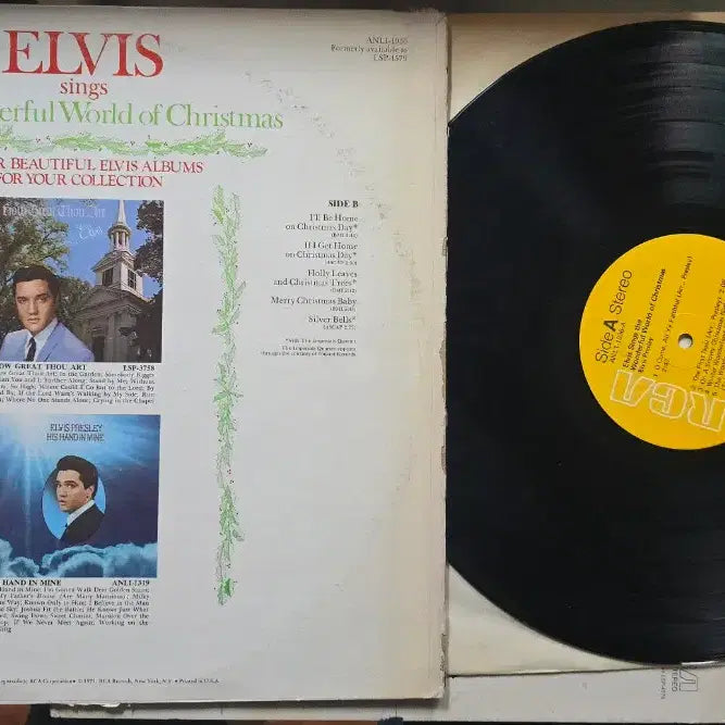 [BUNJANG] Elvis Presley The Wonderful World of Christmas LP Record / Elvis_The Wonderful~Christmas_LP USA