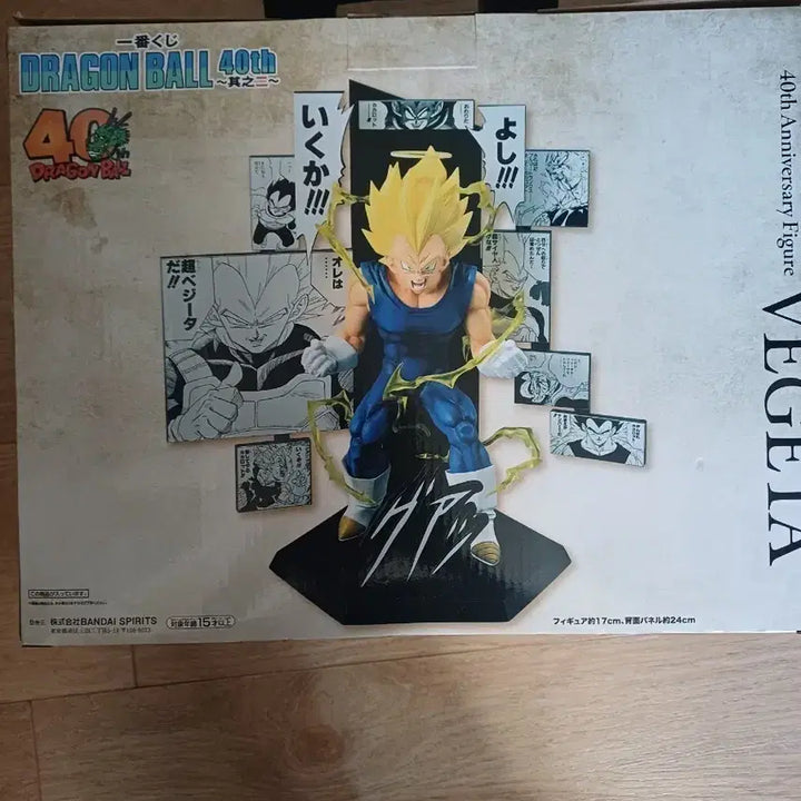 [BUNJANG] Dragon Ball 40th Anniversary Vegeta Prize B Figure / 택포 4.5) 드래곤볼 40주년 베지터 B상