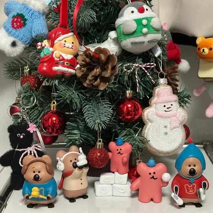 [BUNJANG] Dino Tang Snowball Dino Tang Duck Figure / 다이노탱 스노우빌 다이노탱 눈오리 피규어 다이노탱 피규어