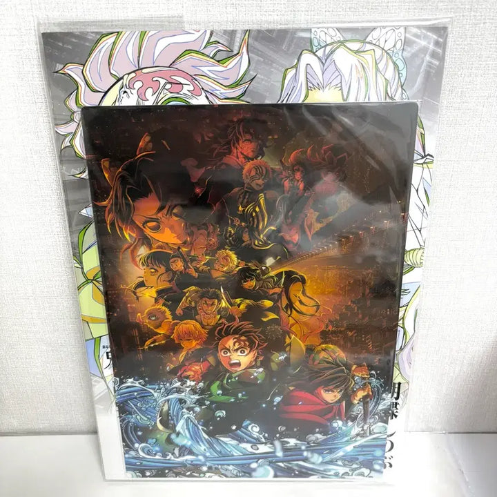 [BUNJANG] Demon Slayer: Kimetsu no Yaiba Mugen Train Arc Original Art Pamphlet / 귀멸의 칼날 무한성편 받침 일본 특전 원화 팜플렛