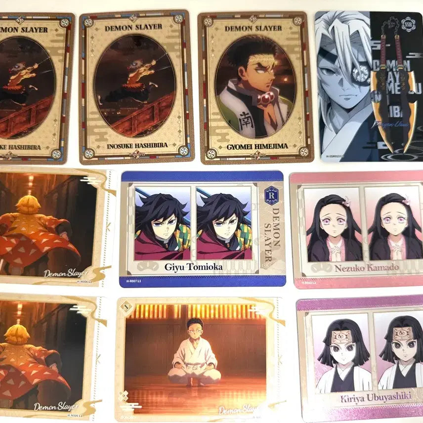 [BUNJANG] Demon Slayer Profile Card Set / 귀멸의칼날 프로필 카드 판매