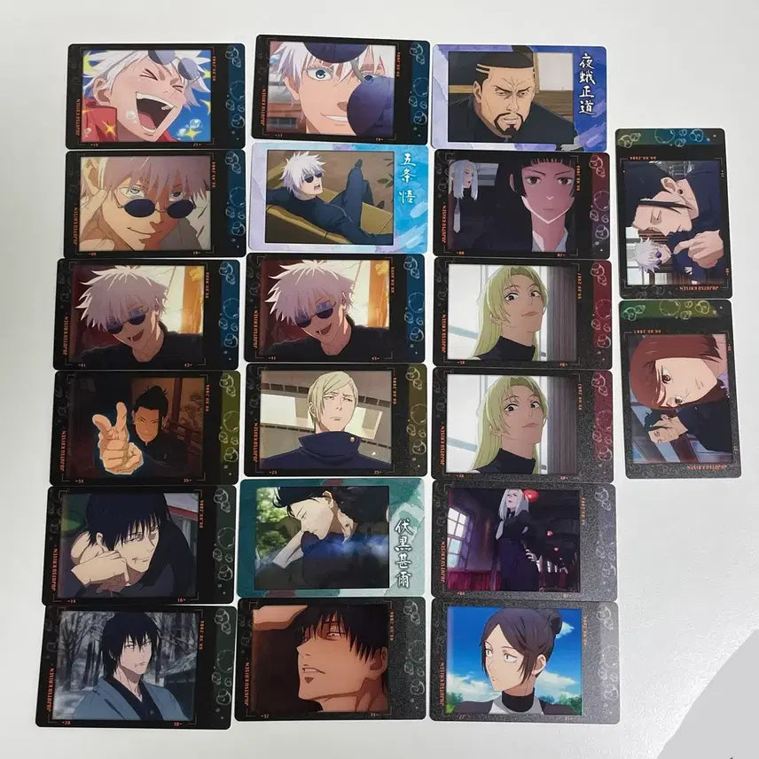[BUNJANG] Jujutsu Kaisen Snap Maid Gojo Toji Geto Oka/Hajime Photocard Bundle Set / 주술회전 스냅마이드 20장 일괄 고죠 토우지 게토 회옥옥절 포토카드 포카