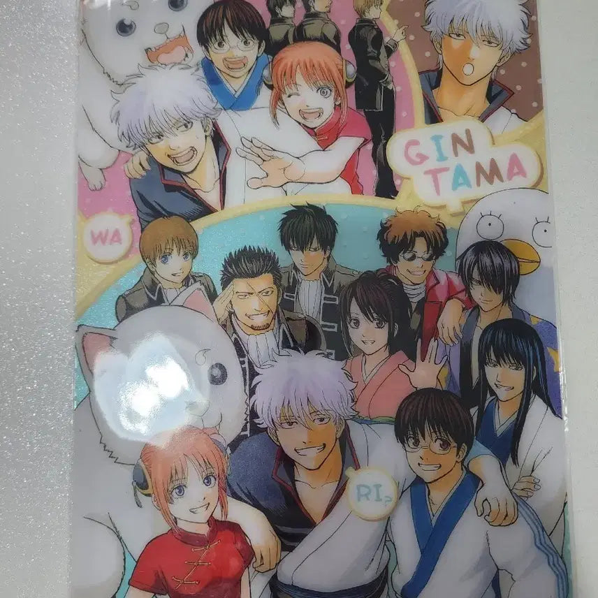 [BUNJANG] Gintama Jump Shop Original Art Clear Board / 은혼 점프샵 원화 클리어 책받침