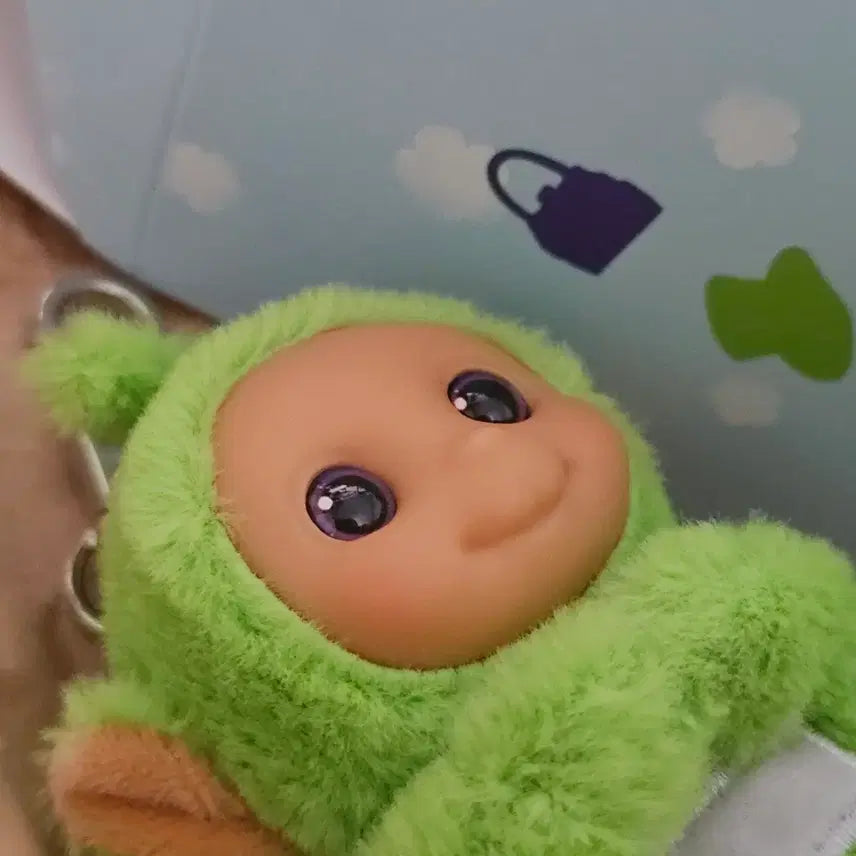 [BUNJANG] Goodal Teletubbies Dipsy Plush Keychain / 구달 텔레토비 인형 키링 - 뚜비