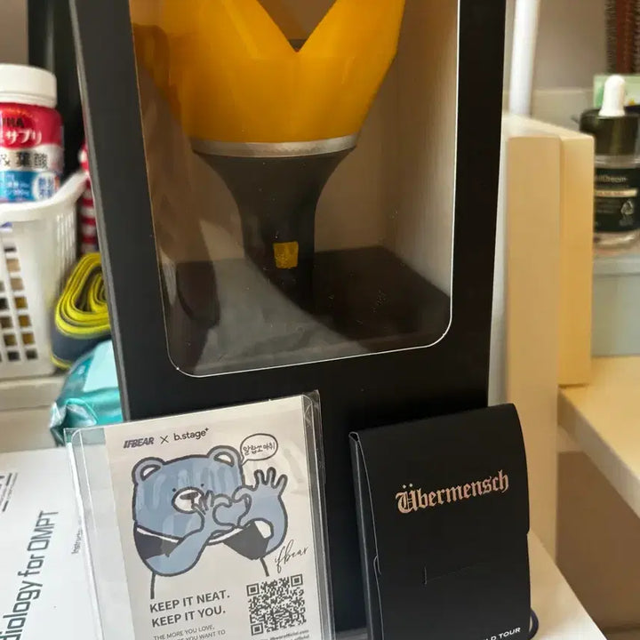 [BUNJANG] BigBang 4th Generation Black Lightstick + G-Dragon Photocard / 뱅봉 새상품 + 지드래곤 포카