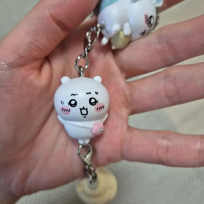 [BUNJANG] Chiikawa Chein Chain Gacha Keyring Set (3 Types) / 치이카와 줄줄이 가챠키링 3종 일괄 모몽가 치이카와 우사기