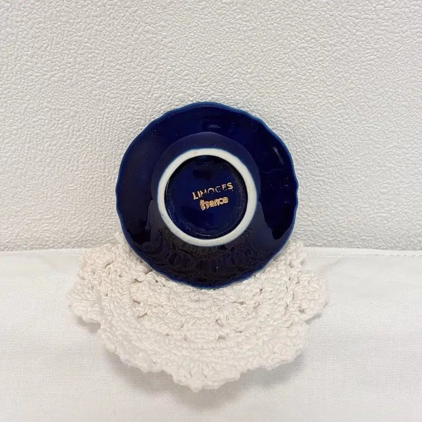 [BUNJANG] Limoges Miniature Plate / 프랑스 블루 리모지 미니어처