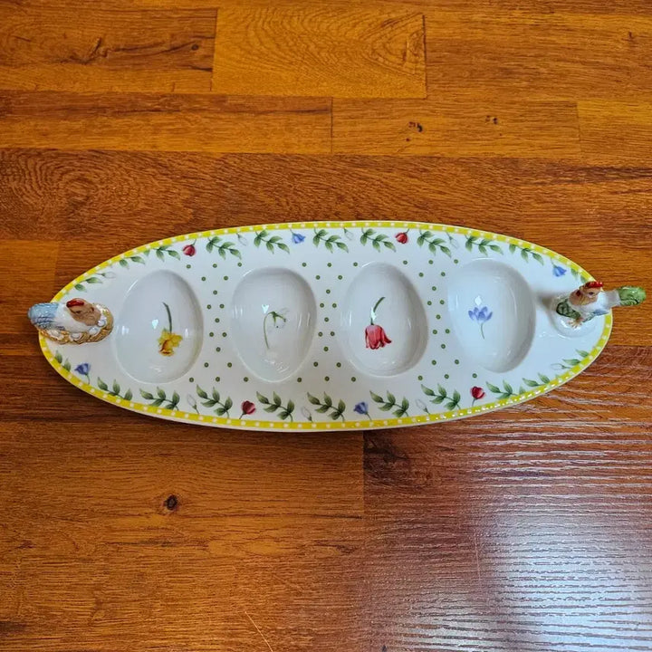 [BUNJANG] Villeroy &amp; Boch Spring Awakening Cocotte 4-Egg Plate / 빌레로이앤보흐 &