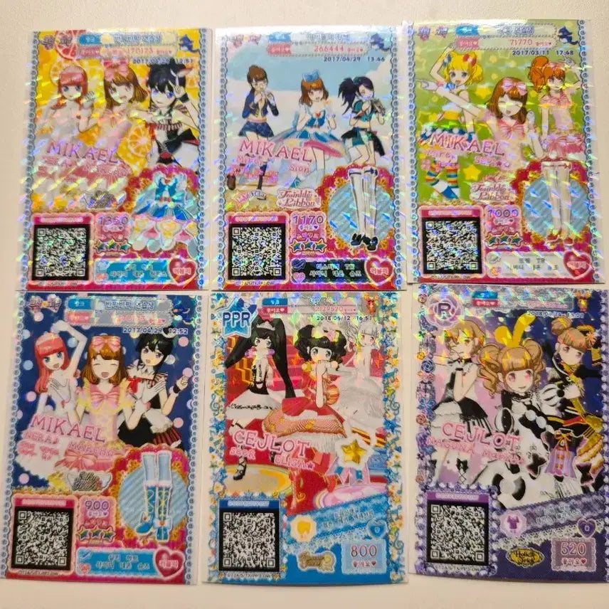 [BUNJANG] Pripara Ticket Bundle Set / 프리파라 티켓 6장 일괄