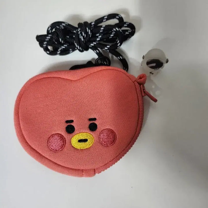 [BUNJANG] BT21 TATA Necklace Coin Pouch / BT21 TATA 목걸이 동전지갑