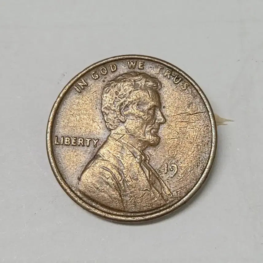 [BUNJANG] Lincoln Penny "Trust" Mint Error Coin / 19?년 링컨페니 앞.뒤 주조에러