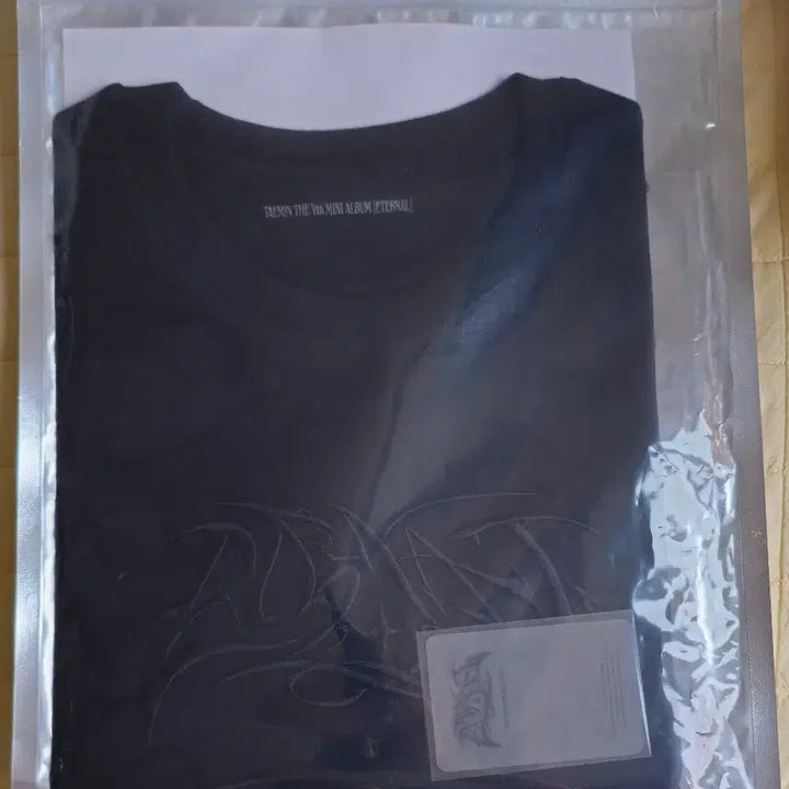 [BUNJANG] Taemin Exhibition T-Shirt Black (Sealed) / 태민 전시회 티셔츠 black(미개봉)