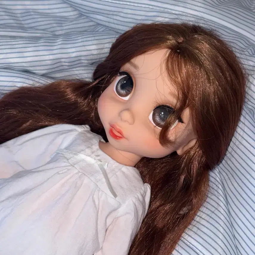 [BUNJANG] Disney Baby Doll Belle Repainted / 디즈니 베이비돌 미녀와야수 벨 리페인팅