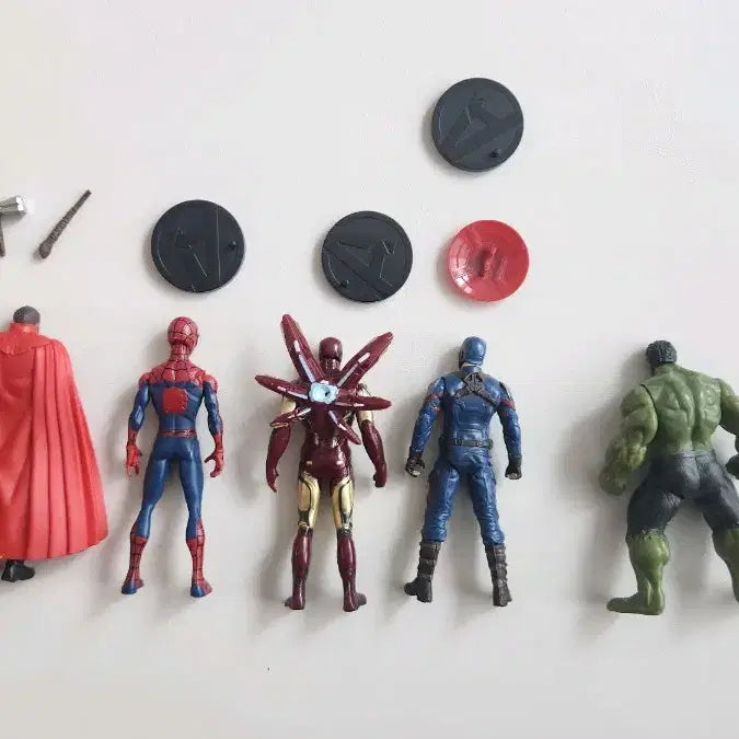 [BUNJANG] Marvel Avengers Action Figure 5-Figure Set / 마블 어벤져스 액션 피규어 5종 세트